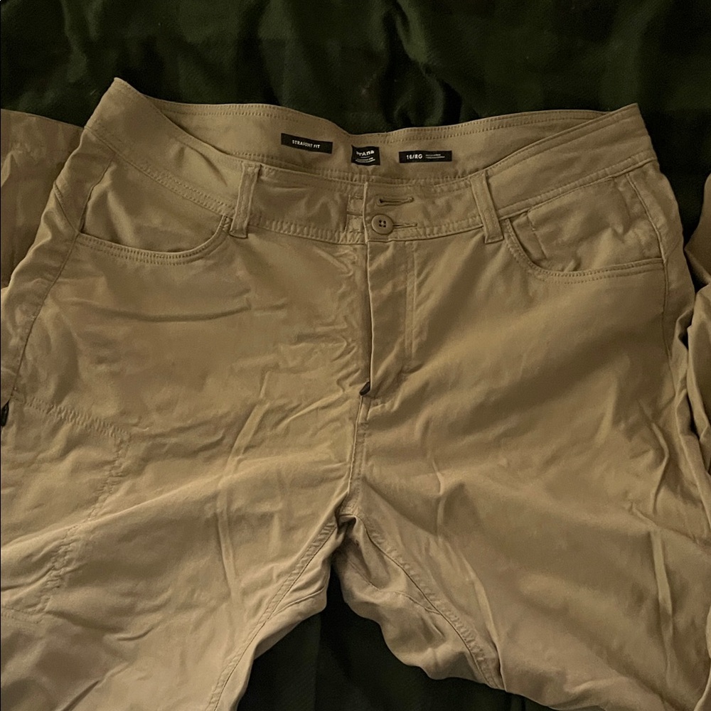 Prana Lightweight Tan Chinos size 16